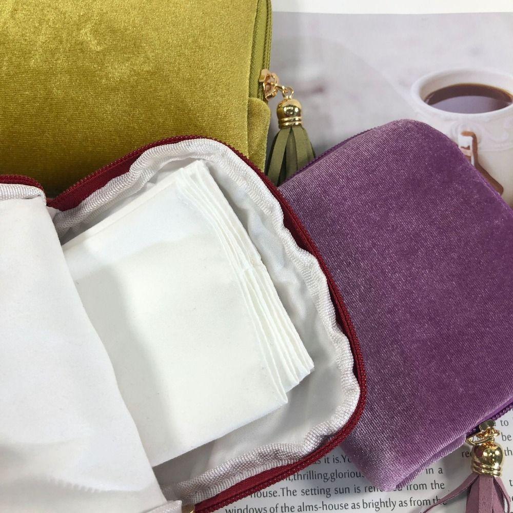 Tassel Jewelry Packing Bag Bracelet Jewelry Holder Light Luxury Jewelry Storage Bag  Vacation