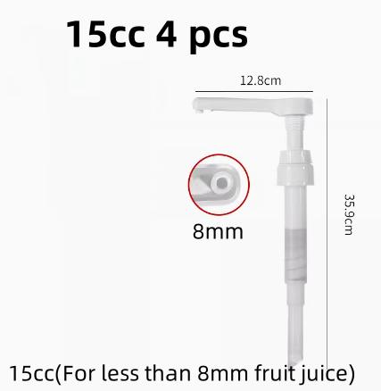1600ml Transparent Coffee Syrup Bee Drip Double Scale Storage Dispenser Pump Bottle Squeeze Milk Bottle Honey Jar Container