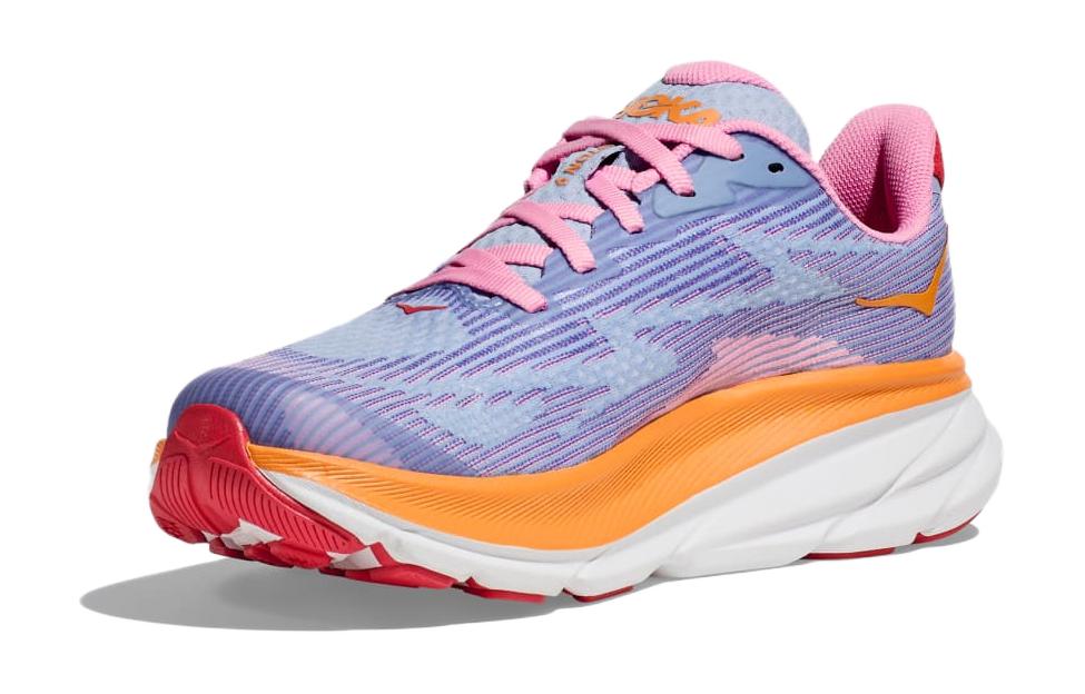 HOKA ONE ONE Clifton 9 Cushioning, Wear Resistant Low top Kids' Running Shoes Kids' 1131170-PNYM