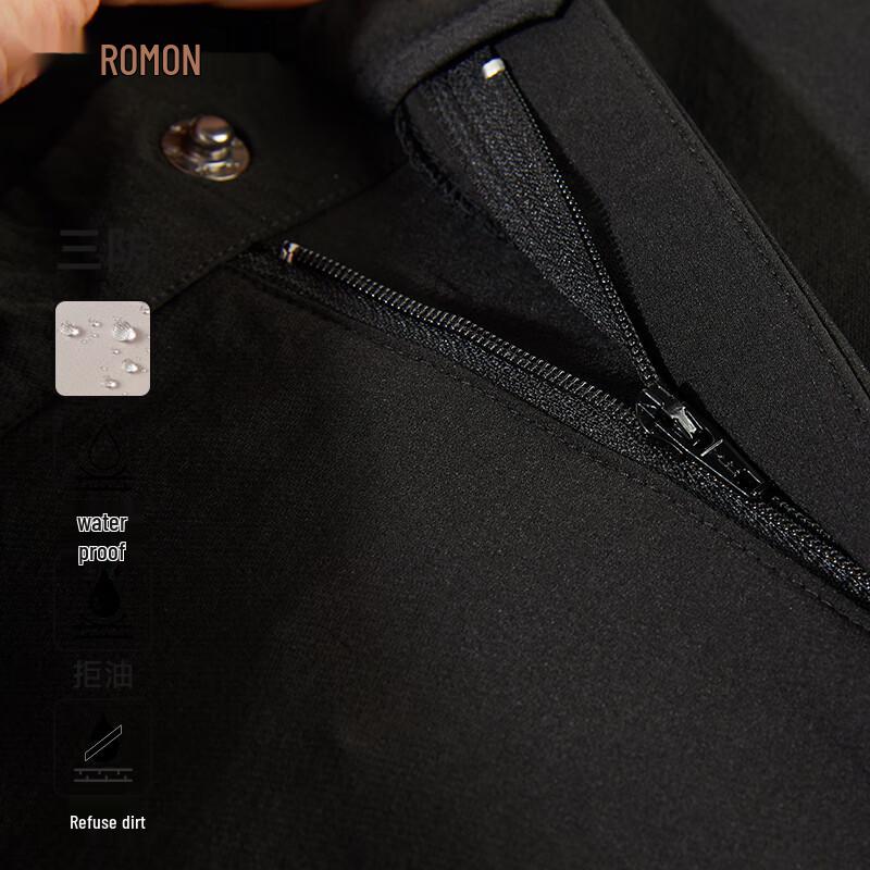 ROMON Men's Water-Resistant Outdoor Straight-Leg Cargo Pants