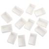 White 6/12/24/48pcs Half Pans Plastic Artists Watercolor Paint Grid Art Supplies Paint Palette Painting Supplies