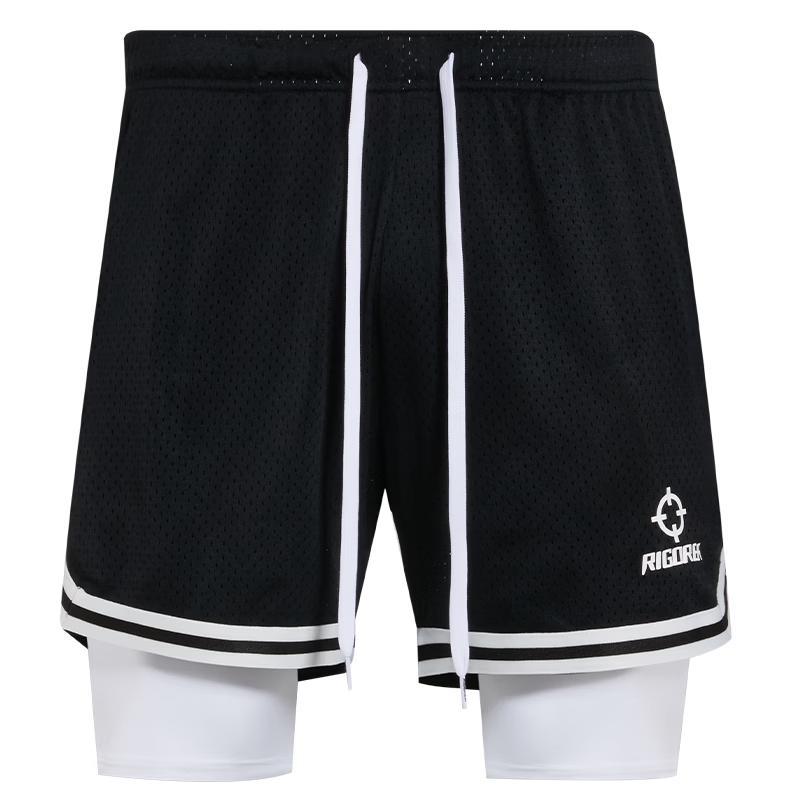 ZunZhe Unisex Performance Knit Athletic Shorts L