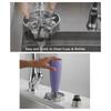 Glass Rinser for Kitchen Sink Bottle Cup Washer for Sink Attachment Bar Glass Rinser Stainless