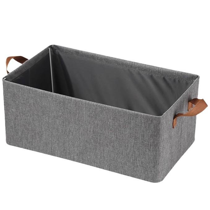 Cationic Steel Frame Multifunctional Foldable Drawer Storage Box with Handle, Large Capacity