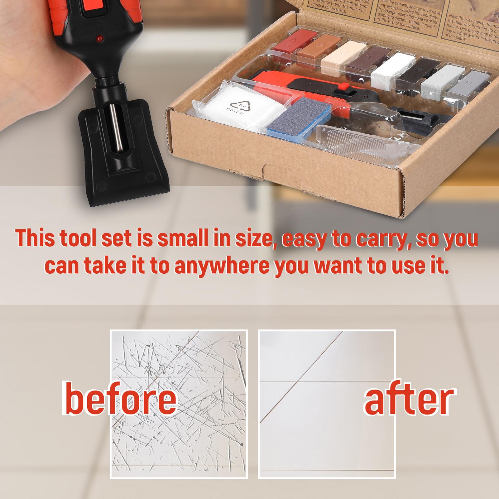 Keramische Tegel Reparatie Gereedschap Set Multifunctionele Reparatie Kit Huishoudelijke Huis Gereedschappen Handig Arbeidsbesparend Tijdbesparend Kras Scheur Opvullen Tegel R