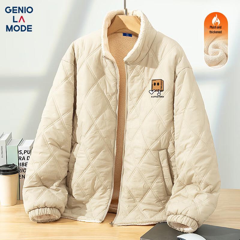 

GENIOLAMODE Men s Winter Thickened Padded Jacket XL