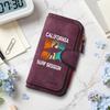 California Surf Style Long Wallet Fashion Casual Large Capacity Purse