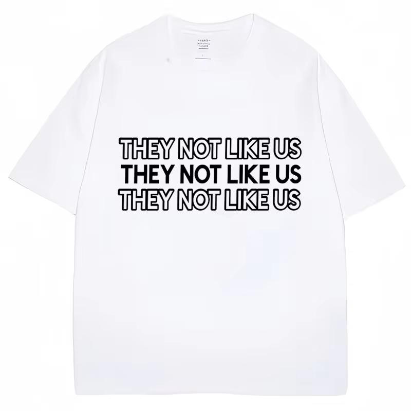 Streetwear Kendrick Lamar They Not Like Us T-Shirt New Song Album Tees RAP HIP HOP Oversize Fans Gift Unisex Fashion Casual Tops