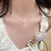 Dopamine Dripping Oil Doudou Beaded Necklace Simple Fashion Sweet Collarbone Chain Fashion Versatile Temperament Niche Jewelry