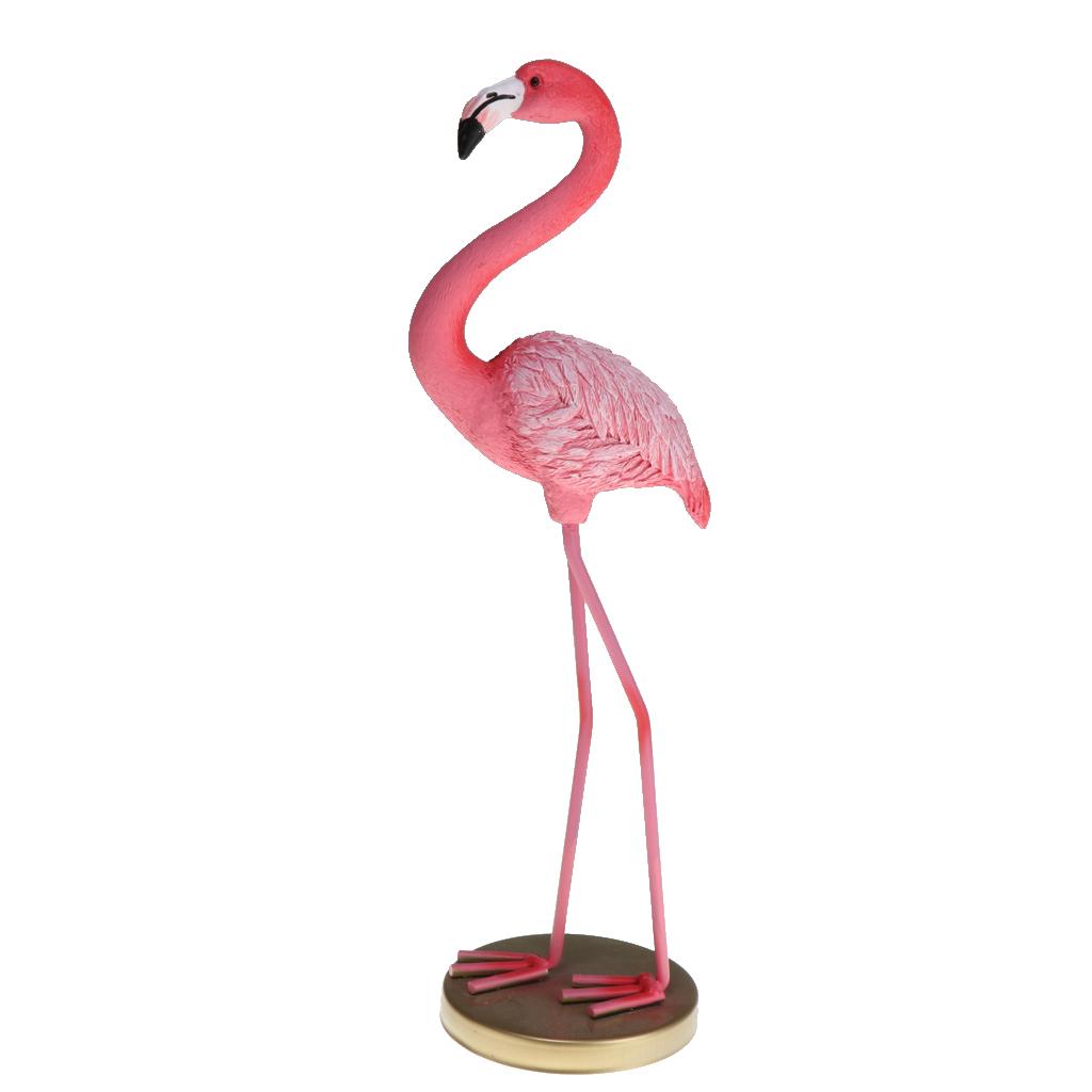 Harz Flamingo Figur Modell Schreibtischornament - 29x11cm