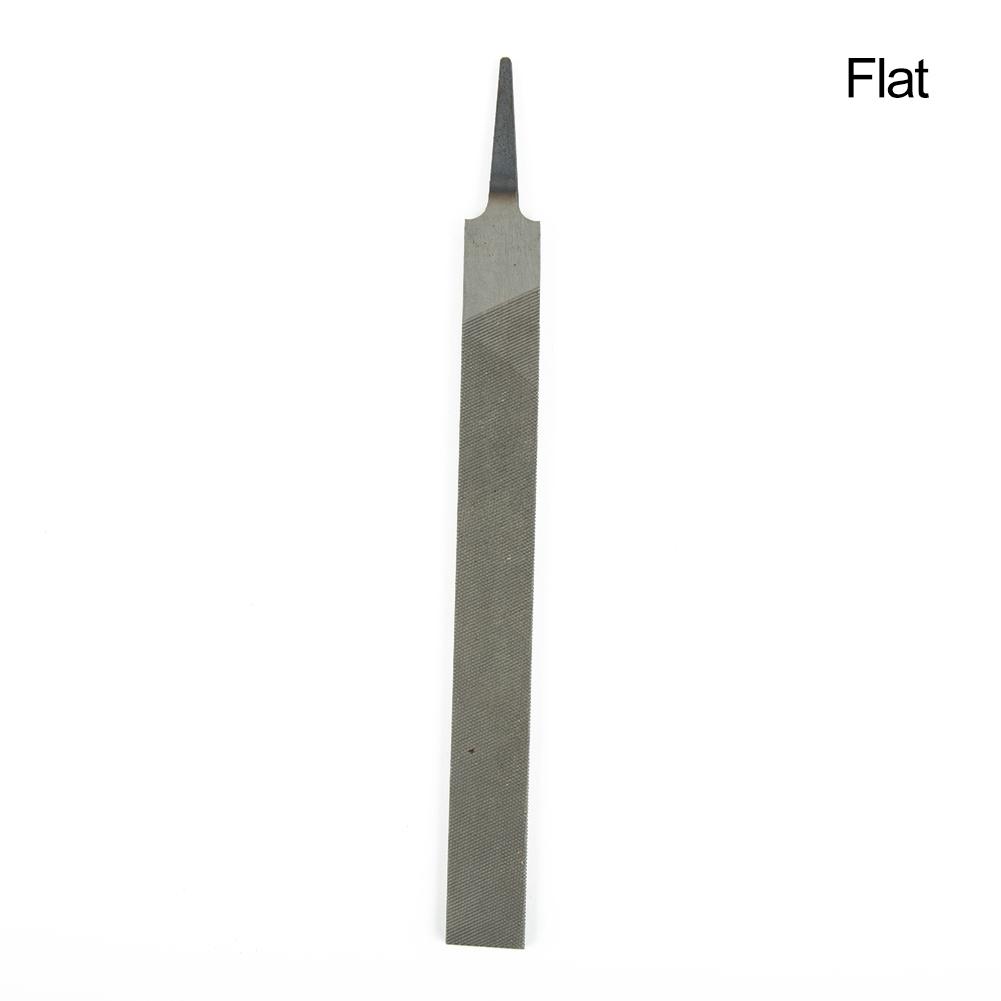 6Inch150mm Steel Files Without Handle Round Half-Round Triangular Square Flat./