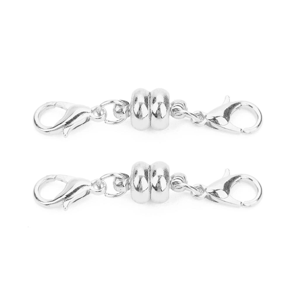 10pcs Copper Magnetic Clasps With Lobster Clasps Connectors For Jewelry Making DIY Necklaces Bracelets Clasp Hooks Accessories