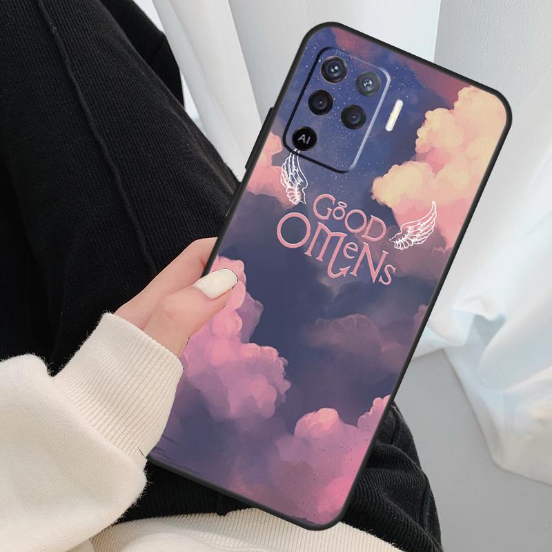 Good Omens Case For Oppo A40 A60 A80 A5 Pro A15 A16 A17 A57 A77 A94 A74 A54 A76 A96 A18 A38 A58 A78 A98