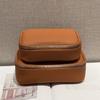 Top Cowhide Women's Makeup Bag 2025 New Design Portable Travel Toilet Bag Simple High Quality Storage Makeup Bag