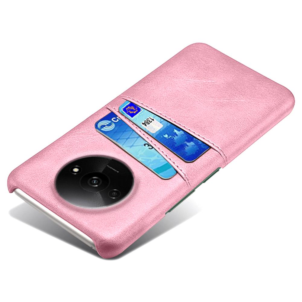 Etui dla Xiaomi Redmi A3 4G/Poco C61 4G z przegródkami na karty, pokryte skórą PU, twardy pokrowiec na telefon z PC