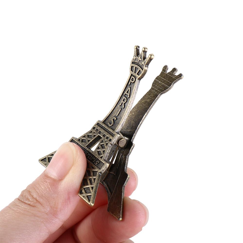 Clip Metal Photo Decoration Retro Style Picture Clip Holder Paper Clip Eiffel Tower Clip Memo Clip
