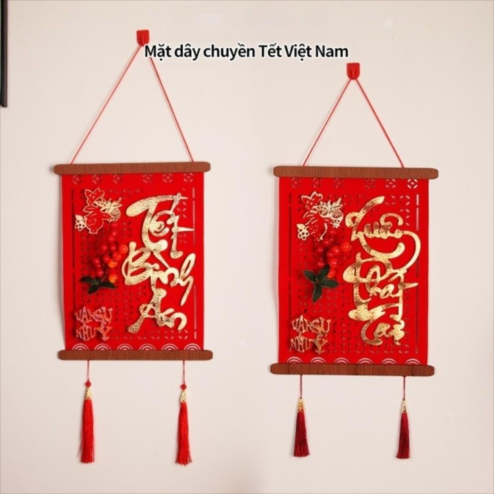 Blessing Gold Blessing Words Vietnamese New Year Pendant Hanging Deco Wall Pendant Home Painting Pendant Festival Decor