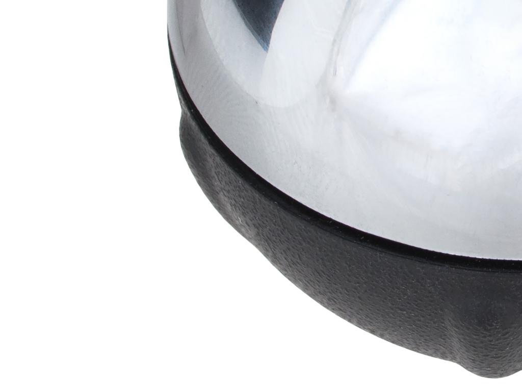 Fiat 500 2007- Gear Shift Knob, Chrome & Black, 5-Speed