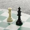 33Pcs 42cm Chess Set Professional Square Board Plastic Hand Carved Board Game Set