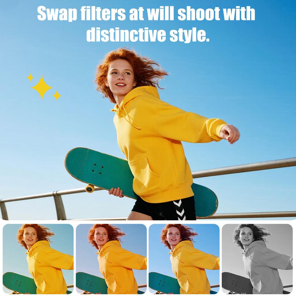 Retro Mini Digital Camera, HD Photo & Video, Flip Selfie Screen, Portable Student Camera
