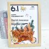 Handmade A4 Photo Frame with Dried Flowers - DIY Kit for Wall Decoration or Valentine's Day Gift