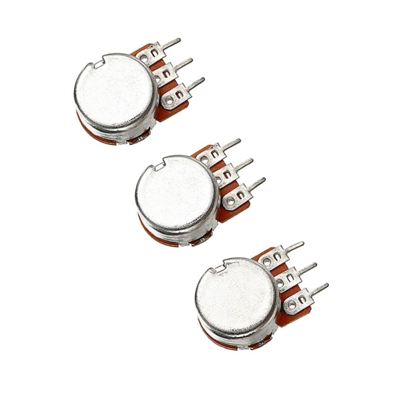 3 Stück A1M Volumen Tonregelung Gitarrenpotentiometer Elektrische Gitarren Regelpotentiometer Gitarrenverstärker Potentiometer Einfach zu bedienen