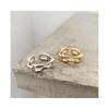 [Bel Cuore] Ring Men's Chain Type Alloy Free Size Silver/gold (01.Silver)