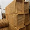 Imitation Rattan Woven Fruit Basket Handmade Bread Basket Snack Storage Basket Supermarket Fruit Display Tray