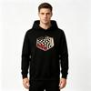 Men's Hoodie, 3D Three-player Chess Board Print Casual Long Sleeve Pullover Hooded Sweatshirt for Adults