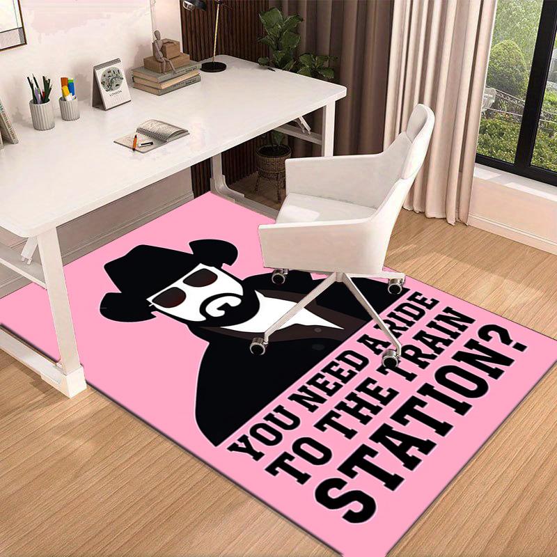 Western Adventure Romance Carpet, Chair Rug,Rug for Office Bedroom Living Rooms, Doormat Decor Fan Gift Christmas Gift