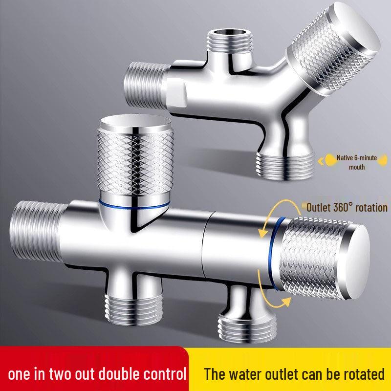 TLXT Double Control Rotatable Washing Machine Faucet