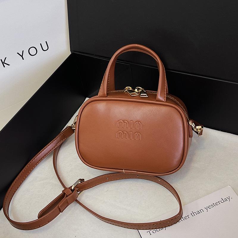 Retro Einfarbige Buchstaben Handtasche & Umhängetasche für Kinder - Vielseitiges Eltern-Kind-Münzfach