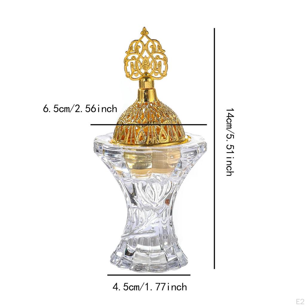 Middle Eastern Incense Burner Home Decoration Versatile 4.5x14cm Ramadan Tabletop Ornament for