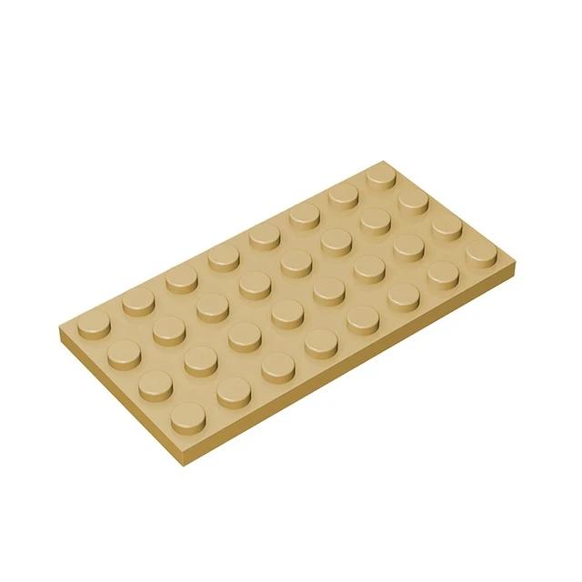 20 Piezas Piezas MOC 3035 Placa 4 x 8 Ladrillos Compatibles DIY Ensamblar Bloques de Construcción Partícula Puzzle para Niños Juguete para el Cerebro Regalo de Cumpleaños