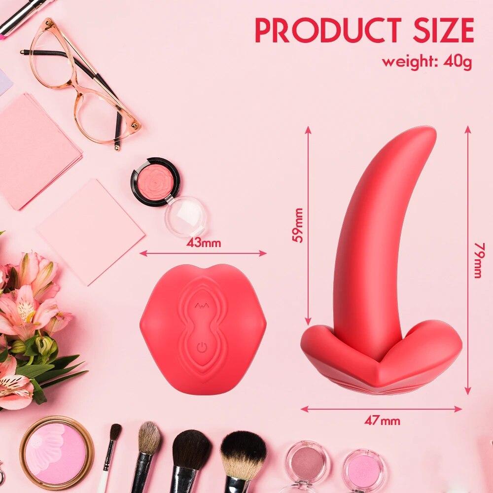 Fernbedienung Vibrator für Frauen Höschen Zunge Lecken Oral Klitoris Stimulator G-punkt Massagegerät Weibliche Erwachsene Waren Sex Spielzeug