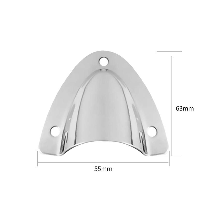 8PCS Stainless Steel Clam Shell Boat Vent Hose Cable Clam-shell Cover Marine Yacht Ship Accessory Marine Hardware