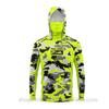PELAGIC Ice Silk Long Sleeve Fishing Suit UPF50 Sunscreen Suit Quick Drying Breathable Hoodie Face Towel One-piece T-Shirt
