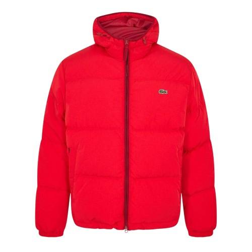 Lacoste Mens Heavyweight Quilted Puffer Jacket