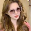 55112 New TR90 Polarized Women's Sunglasses: Japanese & Korean Style, Lightweight Small Square Frame