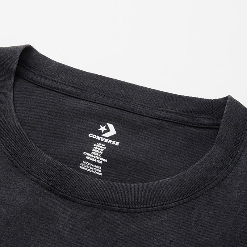 Converse Summer Drinks T-Shirt Asia Sizing 'Black' Unisex 10027227-A02