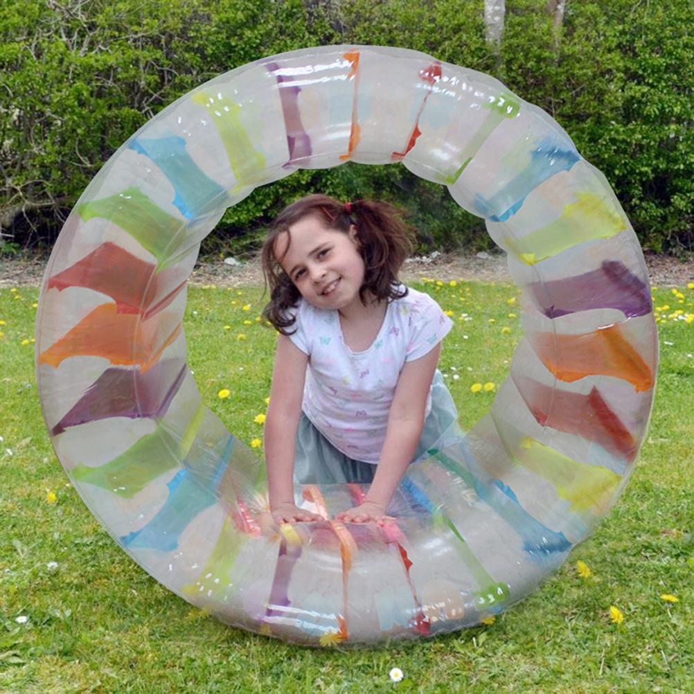 Summer Inflatable Water Wheel Simming Pool Water Wheel Hamster Wheel Water Toy Water Roller Roller
