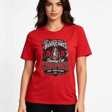 Carolina Hurricanes 2026 Stanley Cup Championship Tshirt Skating Fan Tshirt For Both Unisex And Unisex