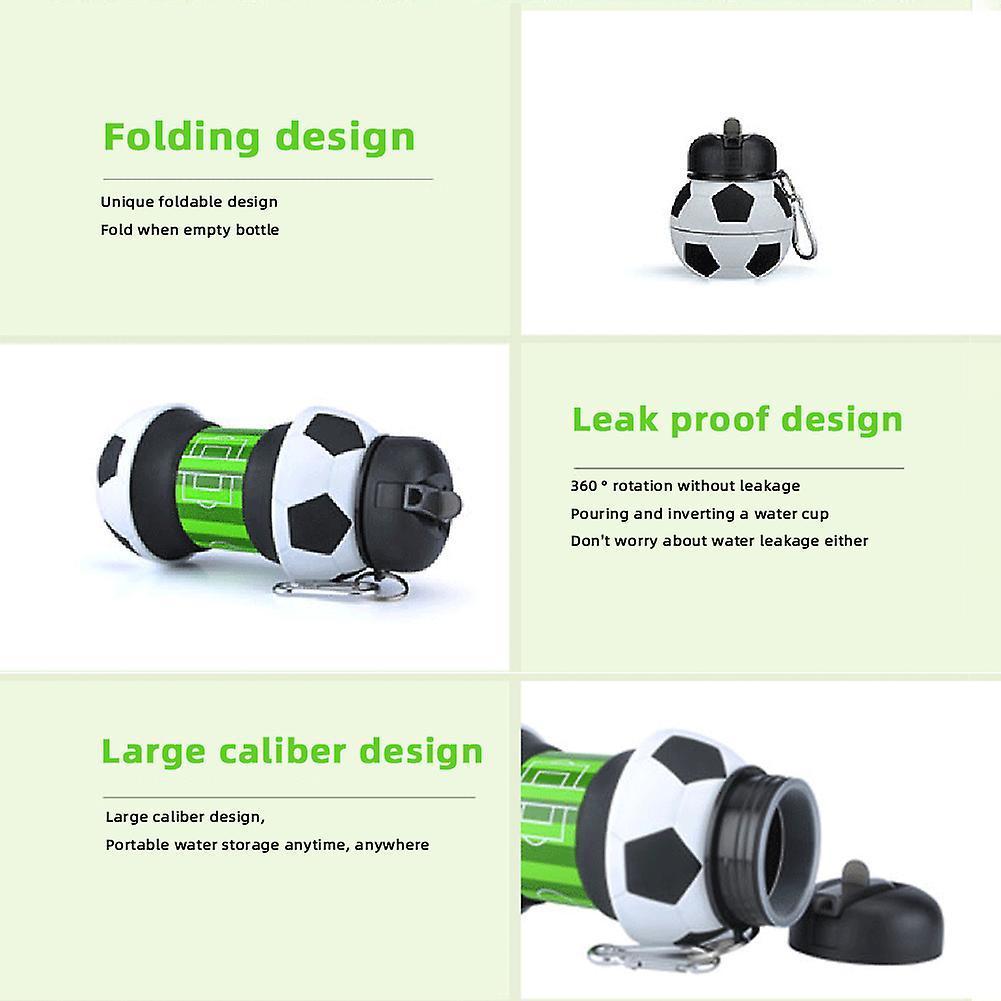Foldable Silicone Water Bottle Portable Leak-proof Sports Kettle Sealing Anti-drop Travel Cup