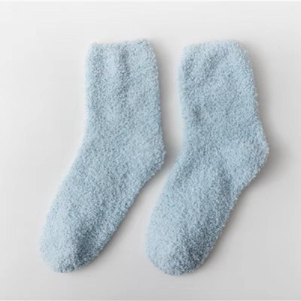 Flauschige Gemütliche Korall samt Socken Winter Warm Schlaf Socken Mode Winter Warm Socken Unisex