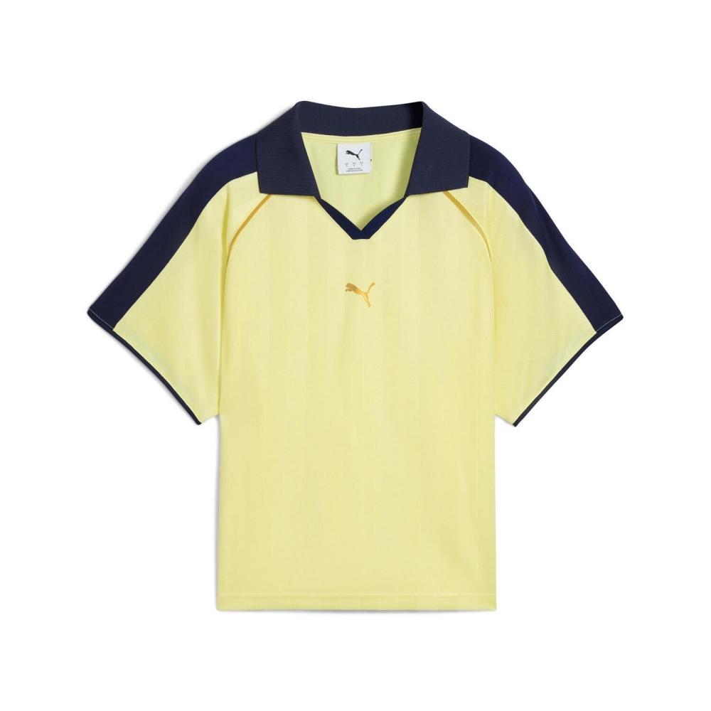 Puma Wear W T7 Relaxed Football Jersey 633973 35 Gold Moon S