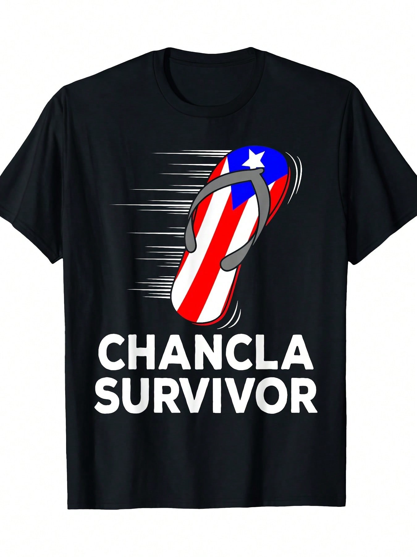 Chancla Survivor Puerto Rico Funny Spanish Joke Gift Idea T Shirt 100 Cotton 220g S