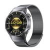 Press Button Seamless Milanese Magnetic Stainless Steel Watch Band For Huawei Watch GT 6 Pro, Breathable Mesh Adjustable Replacement Wrist Strap