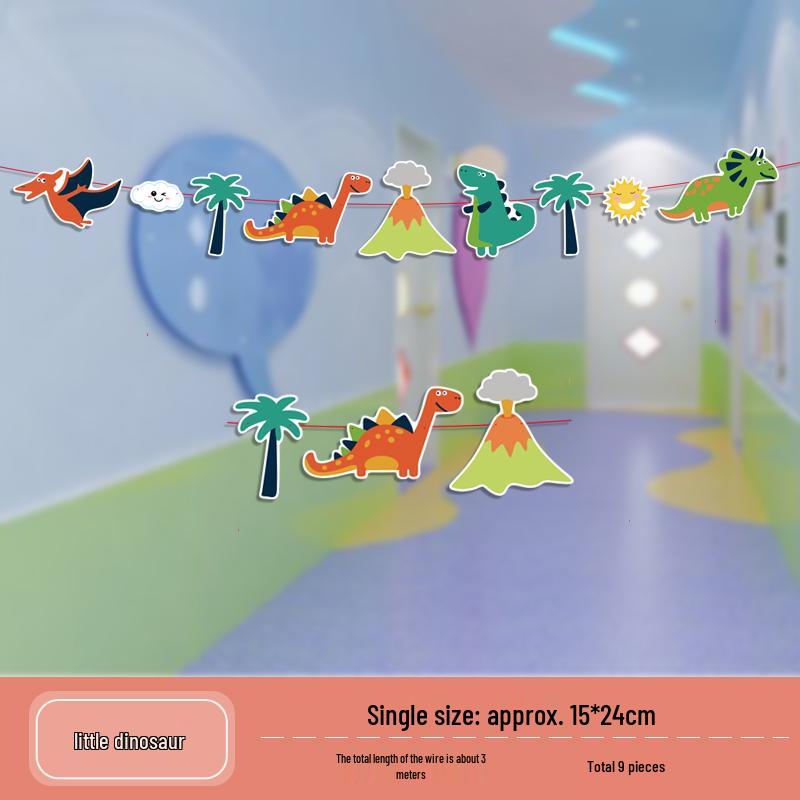 Kreative Back-to-School Cartoon Banner Dekoration für Klassenzimmer und Kindergärten