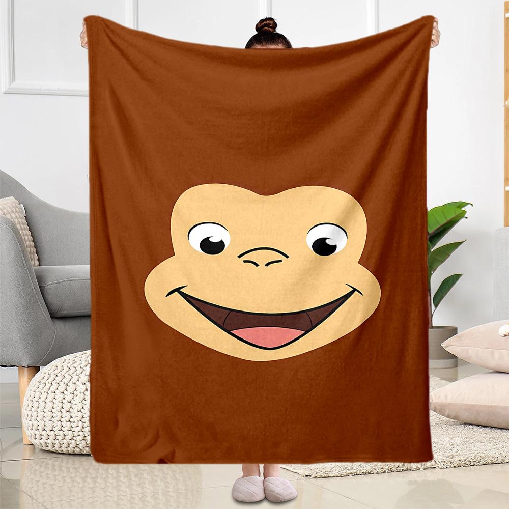 Blu Eyi Adventure Blanket Warmthful Decor Great for Sofa Picnics Office Chair Four Seasons Multipurpose Digital Print