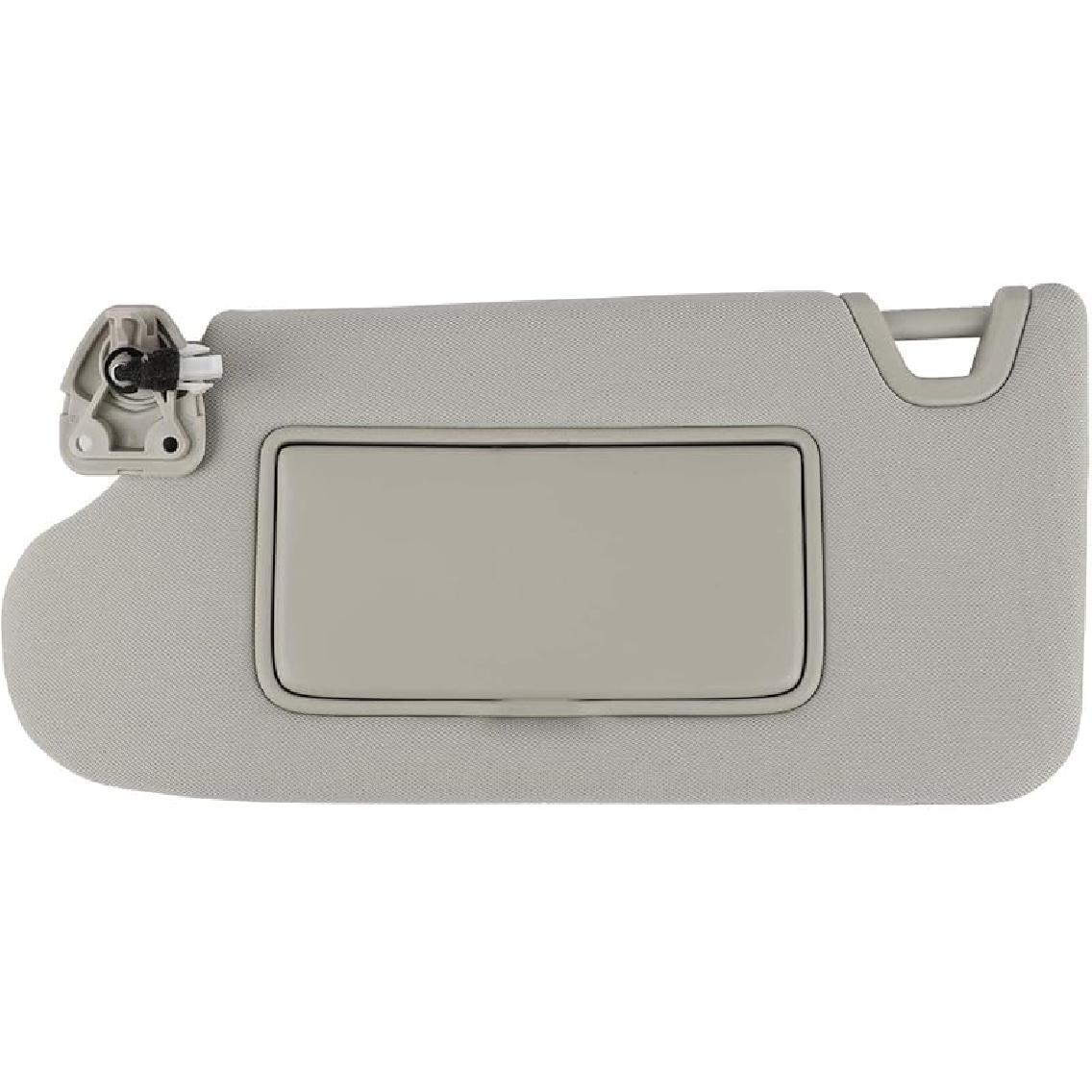 Nakuuly Left Driver Side Sun Visor Gray with Light, Without Sunroof Compatible with Nissan Altima 2013 2014 2015 2016 2017 2018 Replaces # Left Driver Side серый